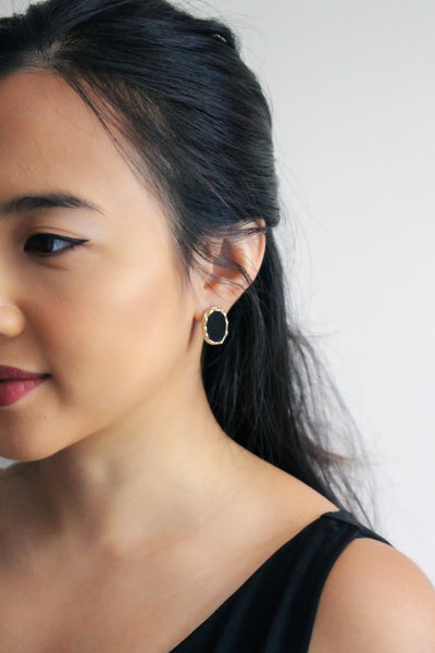Elinorre Earrings (Black)