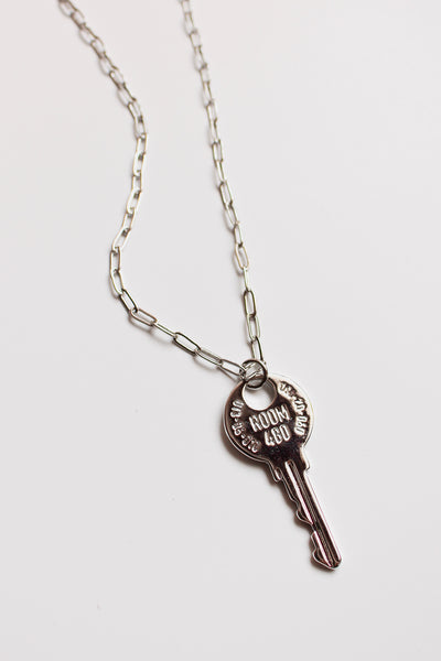 Knox Key Necklace (Silver)