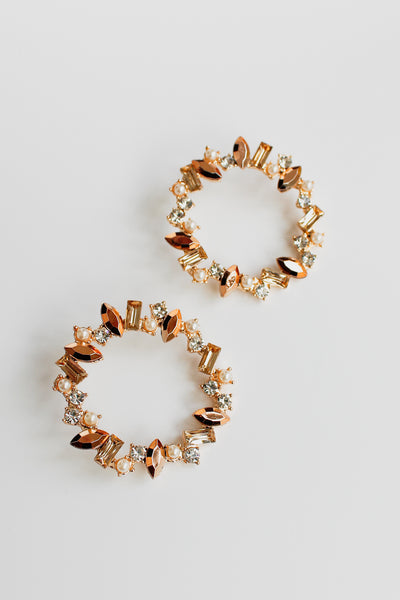 Saint Crystal Earrings (Muted)